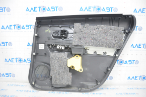 Door trim panel, rear left, Toyota Prius V 12-14, dark gray cloth