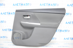 Door trim panel, rear right, Toyota Prius V 12-14, dark gray cloth