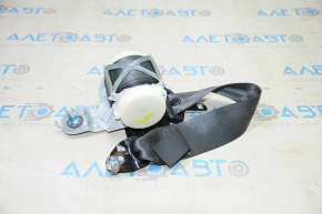 Rear left seat belt Hyundai Sonata 11-15 black, dry cleanable