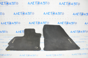 Set of floor mats for Toyota Prius V 12-17 cloth black