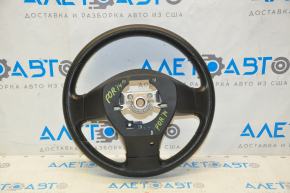 Naked steering wheel Subaru Forester 14-16 SJ black rubber, dent, scratch on plastic