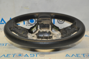 Naked steering wheel Subaru Forester 14-16 SJ black rubber, dent, scratch on plastic