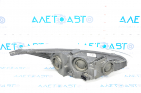 Headlight front left bare Ford Focus mk3 15-18 rest, halogen, spider web, crack, broken fastener