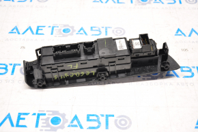 Front left window lift control Subaru Legacy 15-19 with black trim and window lift control