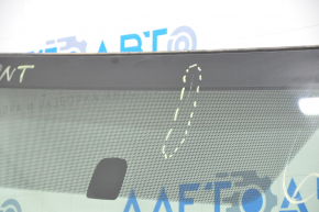 Windshield Toyota Prius V 12-17 air on edge, scratch, sand