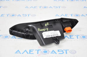 Rear right window lift control Ford Focus mk3 11-18 black, manual, with black trim