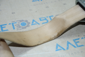 Rear right seat belt Lexus RX350 RX450h 10-14 beige, mechanism does not work, for dry cleaning