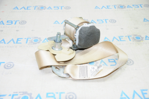 Seat belt 3rd row rear left Toyota Highlander 14-19 beige, dry cleanable