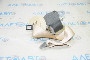 Seat belt 3rd row rear left Toyota Highlander 14-19 beige, dry cleanable