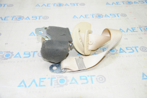 Seat belt 2nd row rear left Toyota Highlander 14-19 beige, dry cleanable