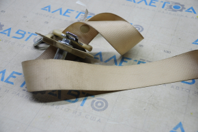 Seat belt 2nd row rear left Toyota Highlander 14-19 beige, dry cleanable