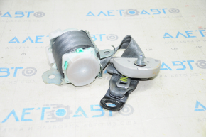 Seat belt 3 row rear right Toyota Sienna 11-14 gray, dry cleanable