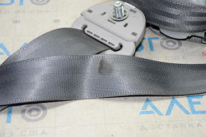 Seat belt 3 row rear right Toyota Sienna 11-14 gray, dry cleanable