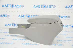 Console central armrest Toyota Camry v40 gray, leather scratches, broken crepe