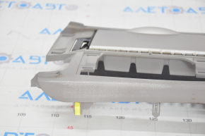 Center console trim with cup holders Toyota Camry v40 hybrid, gray, worn