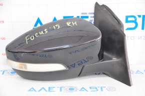 Side mirror right Ford Focus mk3 15-18 rest usa 7 pins, turn signal, black
