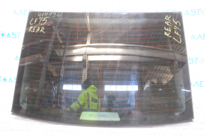 Rear glass Hyundai Sonata 15-19 tinted, scratch