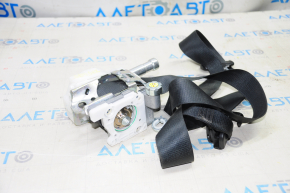 Passenger seat belt Lexus RX350 RX450h 16-22 black, shot, dented, scratch on the plug, without cover