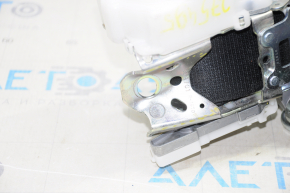 Passenger seat belt Lexus RX350 RX450h 16-22 black, shot, dented, scratch on the plug, without cover