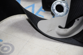 Passenger seat belt Lexus RX350 RX450h 16-22 black, shot, dented, scratch on the plug, without cover