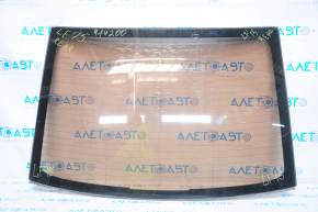 Rear glass Hyundai Sonata 15-19 tinted, scratch, broken glass heating terminal