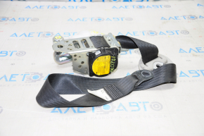 Passenger seat belt Toyota Prius V 12-14 black, shot, for dry cleaning