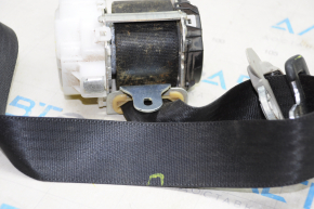 Passenger seat belt Toyota Prius V 12-14 black, shot, for dry cleaning