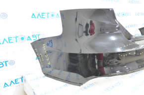 Rear bumper bare Ford Focus mk3 15-18 rest 4d, black, worn, broken fastener