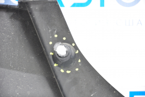 Rear bumper bare Ford Focus mk3 15-18 rest 4d, black, worn, broken fastener