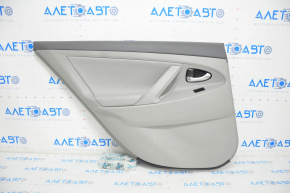 Door trim card rear left Toyota Camry v40 gray leather, tears, scratches
