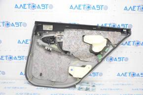 Door trim card rear left Toyota Camry v40 gray leather, tears, scratches