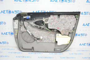 Door trim card front left Toyota Camry v40 leather gray, scratches, plastic turned white