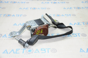 Seat belt 2 row right Nissan Pathfinder 13-20 black, tear, dented