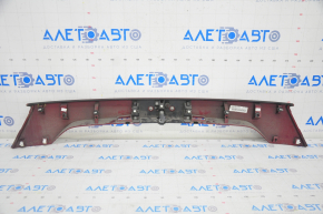 Upper trunk door molding with Ford Escape MK3 emblem 17-19 rest, under camera, cracked fasteners, scratches