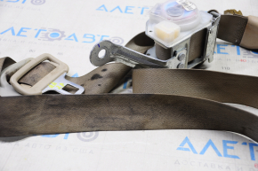 Seat belt 2 row right Nissan Pathfinder 13-20 beige, dry cleanable