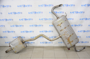 Muffler rear part with barrel VW Atlas 18- 2.0T dented