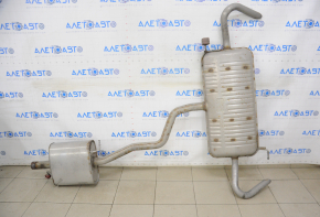 Muffler rear part with barrel VW Atlas 18- 2.0T dented