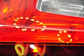 Light outer wing right Honda Civic X FC 16-21 4d water damage, cracks