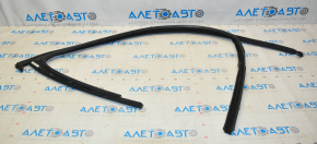 Upper door molding, front left, VW Jetta 19-24, matte, with glass seal