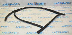 Upper front left door molding for VW Tiguan 09-18 matte, with glass seal