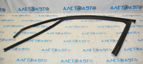 Upper front left door molding with seal Fiat 500X 16-21 black