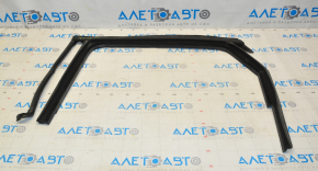 Upper rear left door molding for VW Jetta 19-24 with glass seal