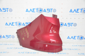 Rear bumper bare left Ford Escape MK3 17-19 rest, red