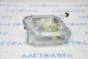 Left turn signal Ford Escape MK3 17-19 rest, white, with fog lights, for polishing