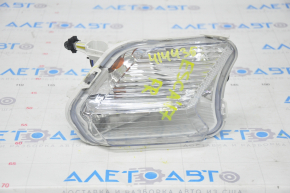 Right turn signal Ford Escape MK3 17-19 rest, white with fog lights, for polishing
