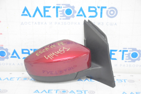 Side mirror right Ford Escape MK3 17-19 rest 5 pins, BSM, red