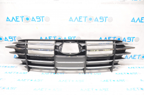 Radiator grill grill Hyundai Sonata 20- SE chrome, sand