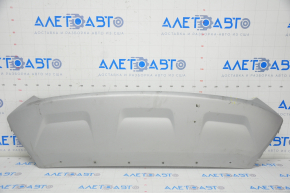Front Bumper Lip Cover Ford Escape MK3 17-19 Rest, Silver, Pressed
