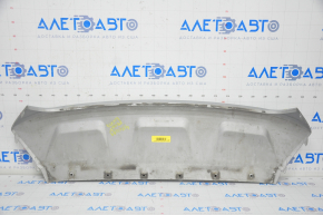 Front Bumper Lip Cover Ford Escape MK3 17-19 Rest, Silver, Pressed