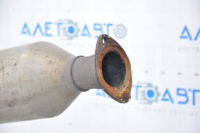 Exhaust line middle part with barrel Toyota Camry v40 2.4, hybrid rusty, studs to replace